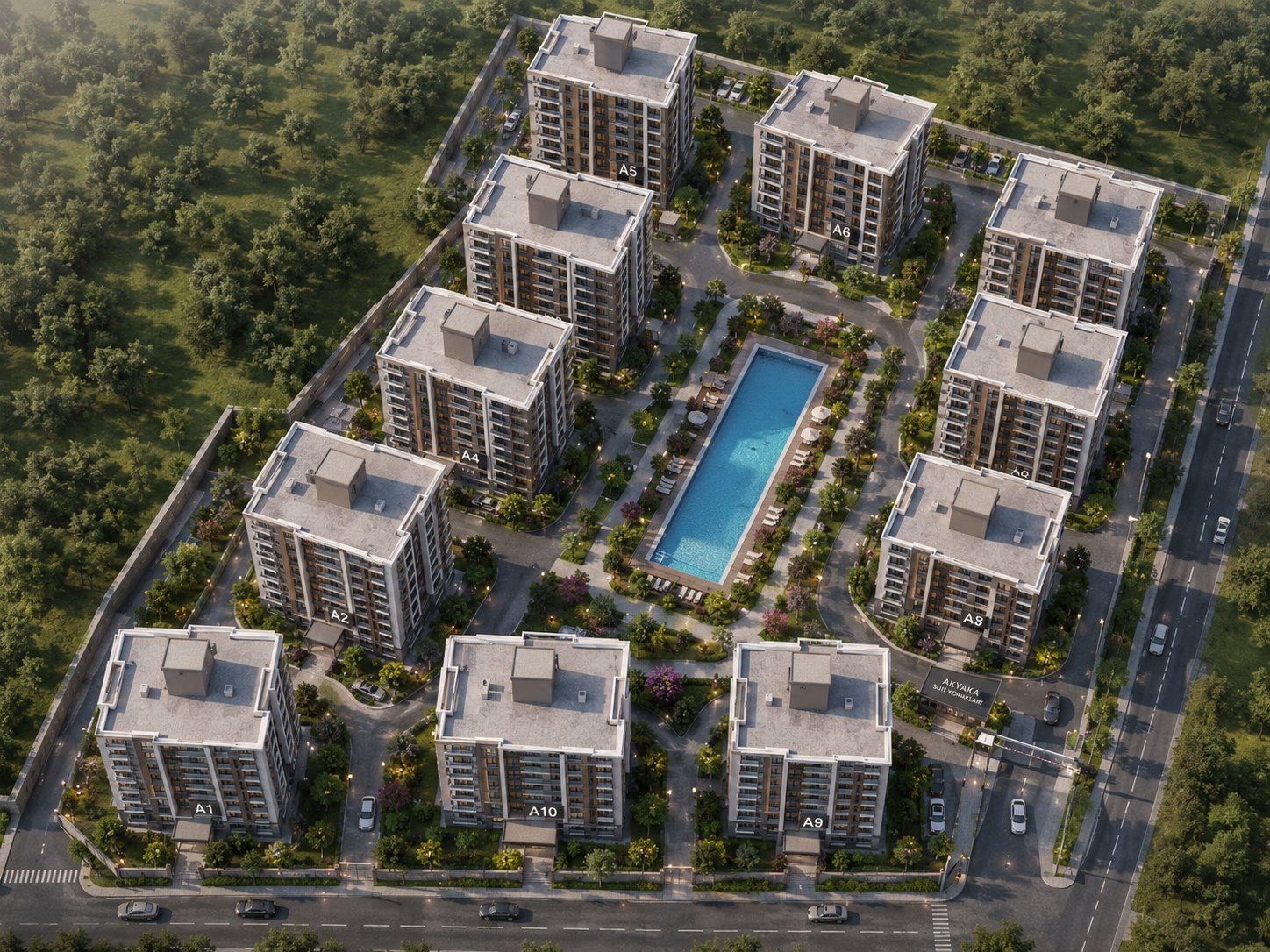 LOTNET Residential Complex elektrik projesi görseli